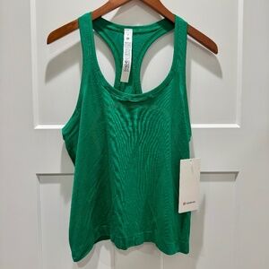 Lululemon Swiftly Tech Scoopneck Tank 2.0 Raceway Green Size 10 NEW